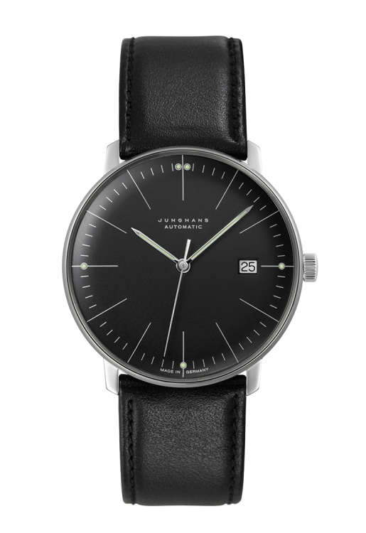 Pre-owned Junghans Max Bill Automatic Black Dial Watch 27/4701.02