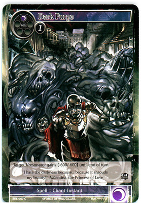 Dark Purge  FOIL  Force of Will SKL 1st