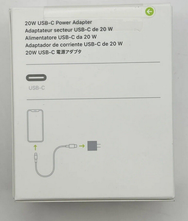 Genuine OEM 20W Charger USB-C Power Adapter For iPhone X & 11 & 12 & 13 & 14 Pro