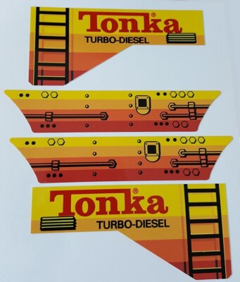 TONKA TURBO DIESEL DUMP TRUCK 80's SET
