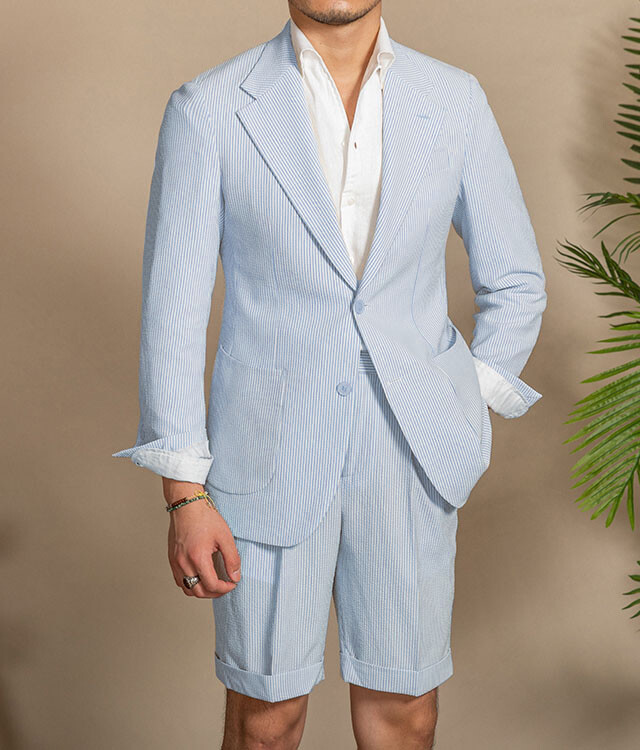 メンズウェア BRIEFING SEERSUCKER DRESS SHORT PANTS M Amazon.com: SPTALLFITJSV Black Seersucker Suit Mens Shorts 2