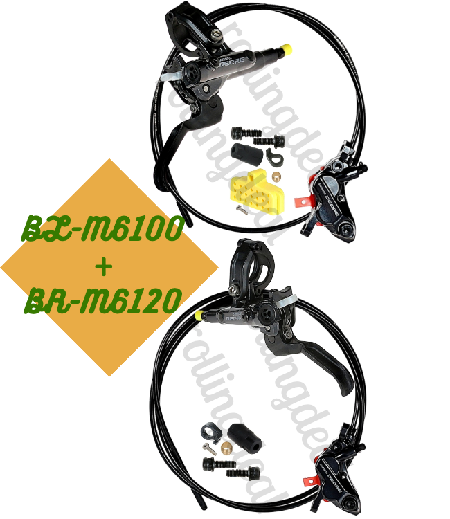 Shimano Deore BL-M6100 Lever & BR-M6120 Caliper Disc Brake s