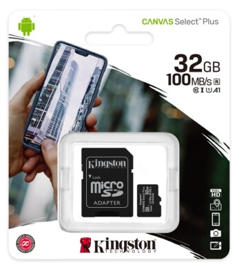 Kingston Canvas Select Plus microSDHC 32GB 64GB 128GB 256GB 512GB microSDXC SD
