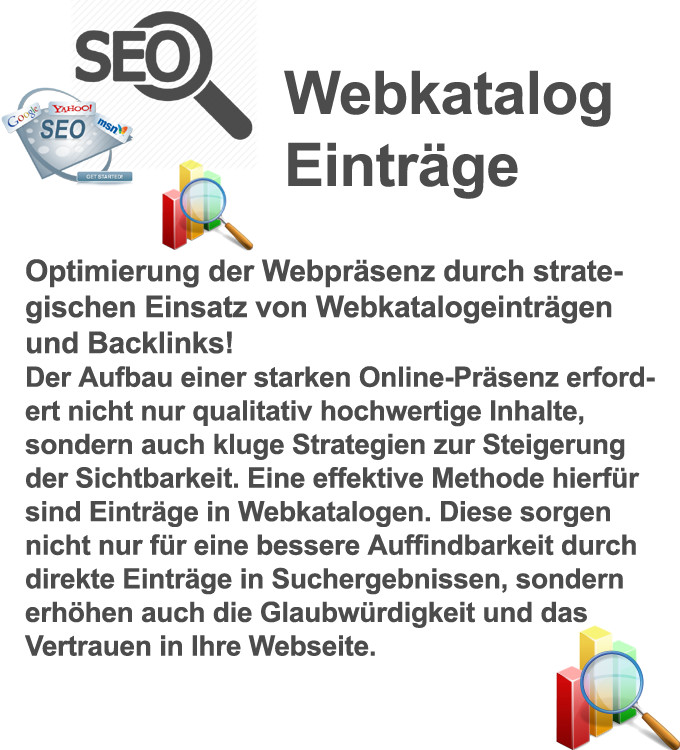 50 Webkatalog Anmeldungen - Link Aufbau - Webseiten Besucher  ErhÃ¶Hen Werbung