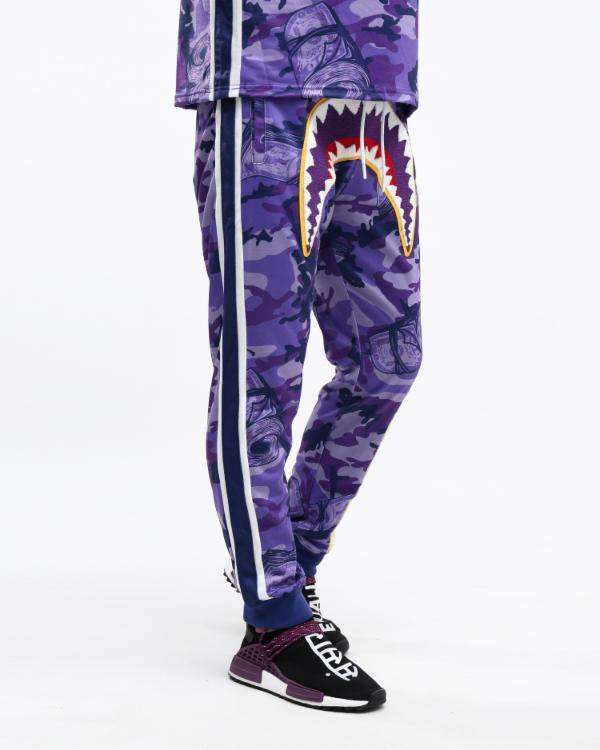 HUDSON OUTERWEAR CAMO SHARK MOUTH SET (PURPLE)