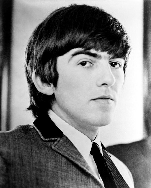 ジョージハリスン ヴィンテージポスター George Harrison 1960's with classic Beatle haircut 24x36