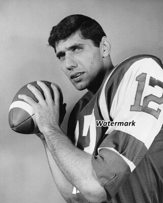 AFL NFL 1965 Rookie QB Joe Namath New York Jets 8 X 10 Photo Picture