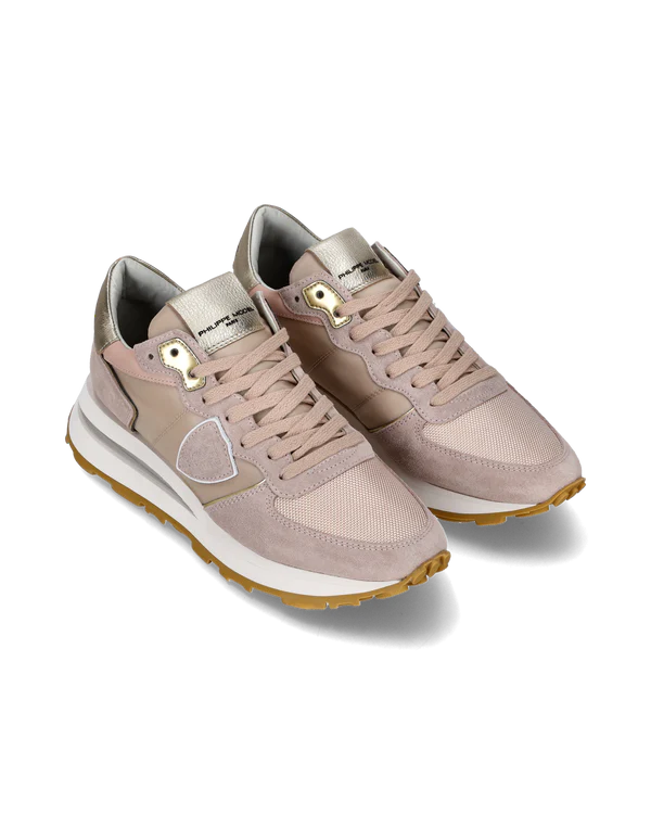 スニーカー Sneakers Tropez Haute Low - Philippe Model - Leather - Brown TKLU__W023_1.png?v=1747409001