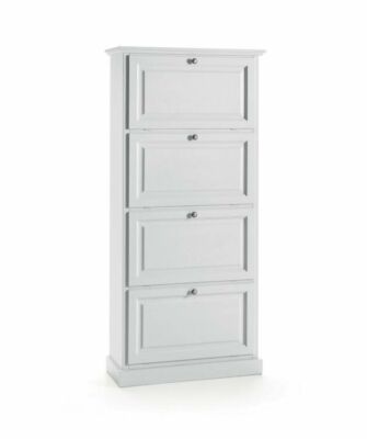 SCARPIERA   RIBALTA IN LEGNO LACCATA DOPPIA CAPIENZA