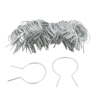 EZ Twist 3" (2 7/8" OD) x 9 Gauge Preformed Galvanized Steel Fence Ties - 100...