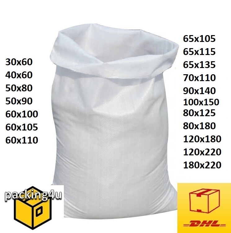 Pp GewebesÃ¤Cke Laubsack Getreidesack Sandsack Pflanzsack SÃ¤Cke Gewebesack