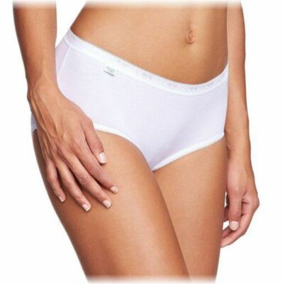 Sloggi Classic H Midi 38 - 48 Panties Cotton White
