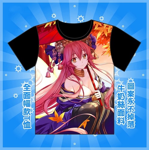 New Anime Fate Extra Ccc Tamamo Full Color Tee Casual Top T Shirt S Xxxl Ebay