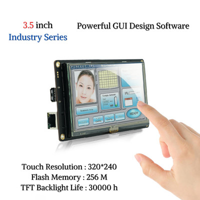 3.5inch HMI LCD TFT Screen Touch Display with GUI software and Audio Port