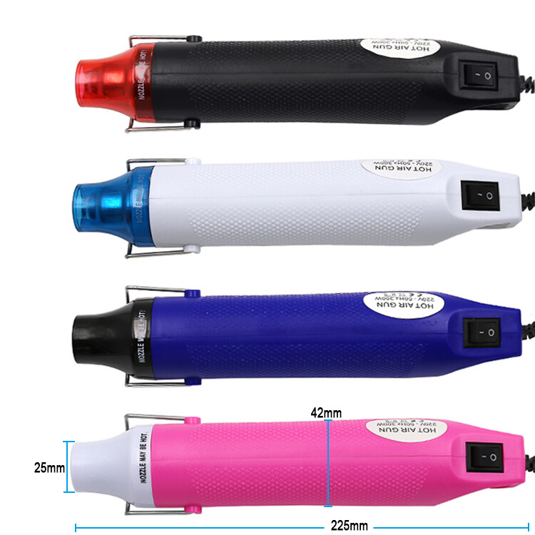 300W Hot Air Gun Mini Heat Gun Shrink Wrap DIY Embossing Drying Paint Crafts US