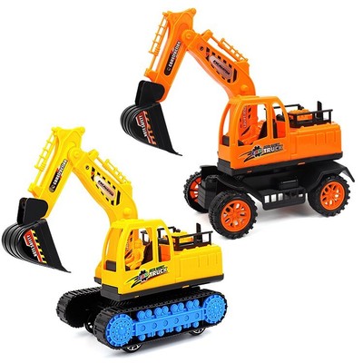 children's large engineering excavator model toy car boy simulation inertial ex