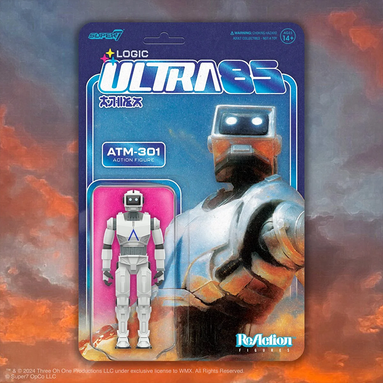 Logic ATM-301 (Ultra 85) Robot Action Figure 1:18 Scale Super7 Reaction