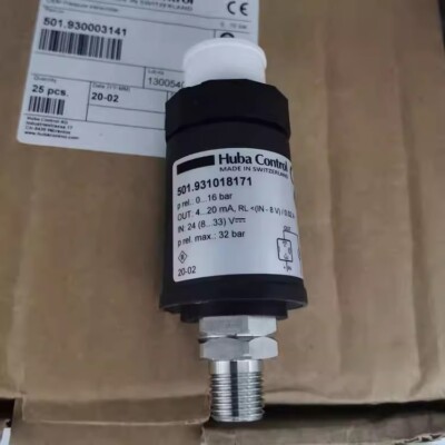 1pcs HUBA Water Pipe Pressure Transmitter Sensor 501.931018171 0-16bar 4-20ma