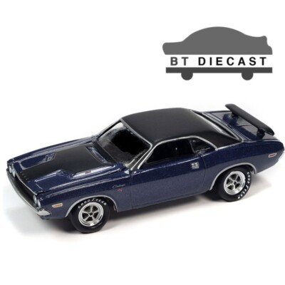JOHNNY LIGHNING POP CULTURE USPS 1970 DODGE CHALLENGER R/T 1/64 PURPLE JLSP331