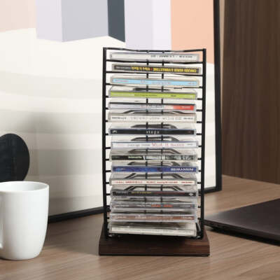 PACIFIC FURNITURE SERVICE 木製 CD STAND PACIFIC FURNITURE SERVICE 木製 CD STAND Swing Away Media