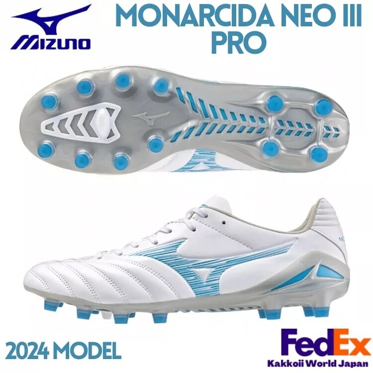 MIZUNO Soccer Cleats MONARCIDA NEO 3 PRO P1GA2422 18 White