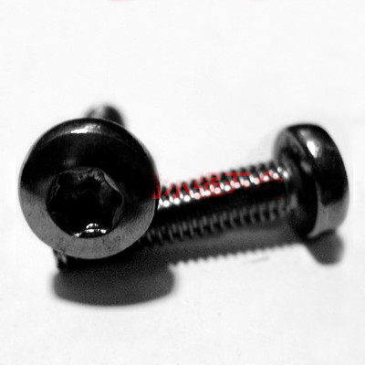 M3 M4 (6-14mm) Plum Blossom Bolt Torx T&TX Socket Half Round Head Screws Black 