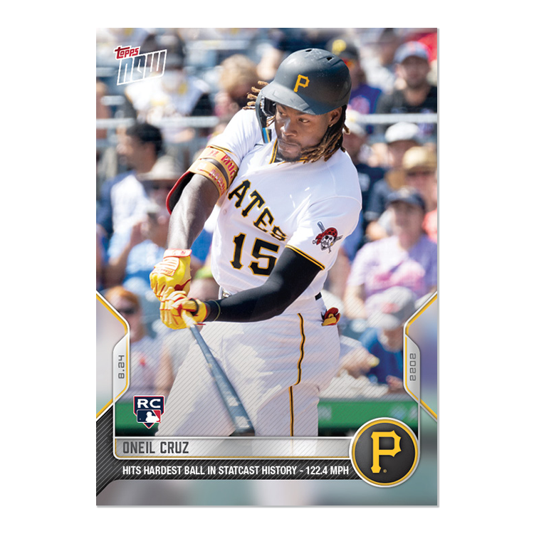 Oneil Cruz - 2022 MLB TOPPS NOW Card 768 | eBay