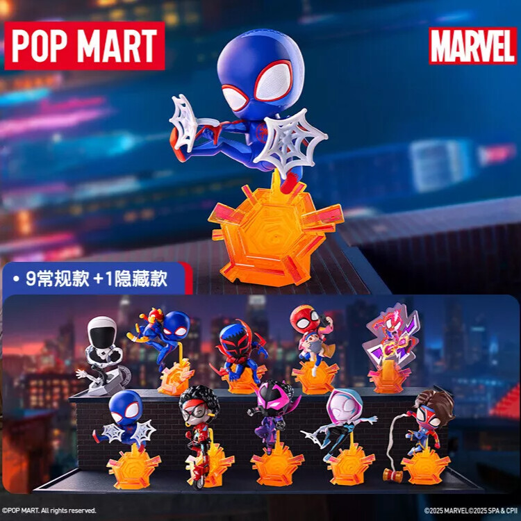 アメコミ POPMART SPIDERMAN ACROSS THE SPIDERVERSE Marvel Spider-Man Across the Spider-Verse Series Figures