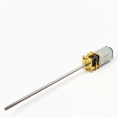 DC 3V-6V 5V N20 Metal Gear Electric Motors Slow Speed 66mm Long Shaft Car Robot