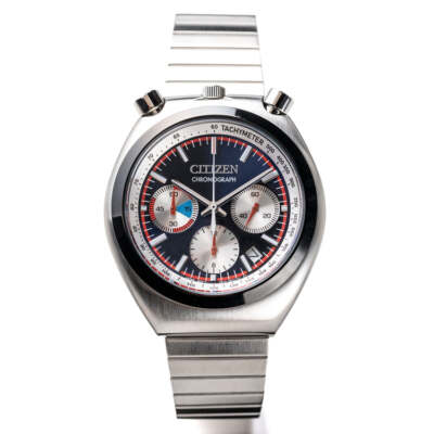 Pre-owned Citizen Tsuno Chrono An3676-65l Begin 70's Remix Bespoke Limited Watch Japan