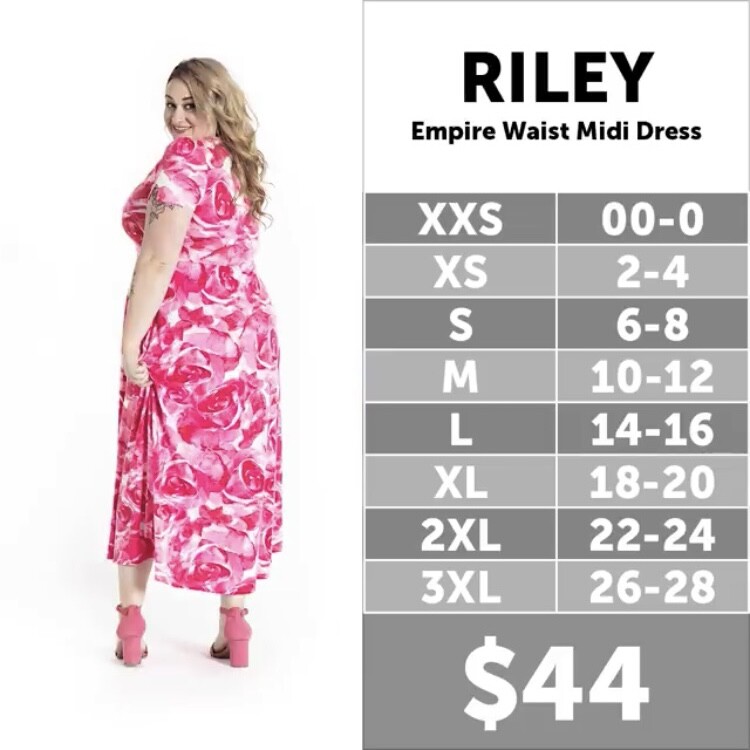 NWT - LuLaRoe Riley Dress - Various Prints and Sizes | eBay