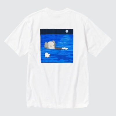 KAWS x Uniqlo UT Shirt - BLUE/WHITE | Brand New | Size XL