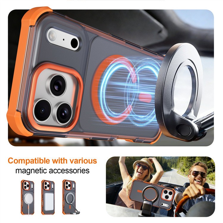 Armor For iphone 18 PRO MAX 17 16 case MagSafe Shockproof Magnetic Bumper Cover