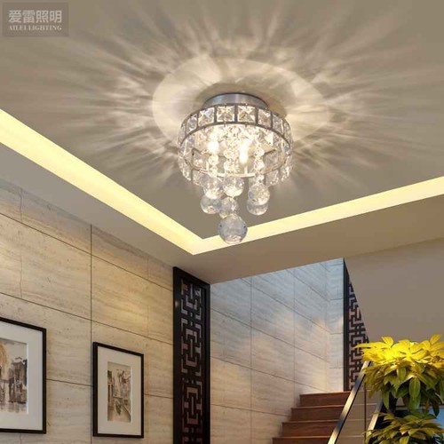 Buy Hallway Lights Led Crystal Bedroom Chandelier Ceiling Lighting