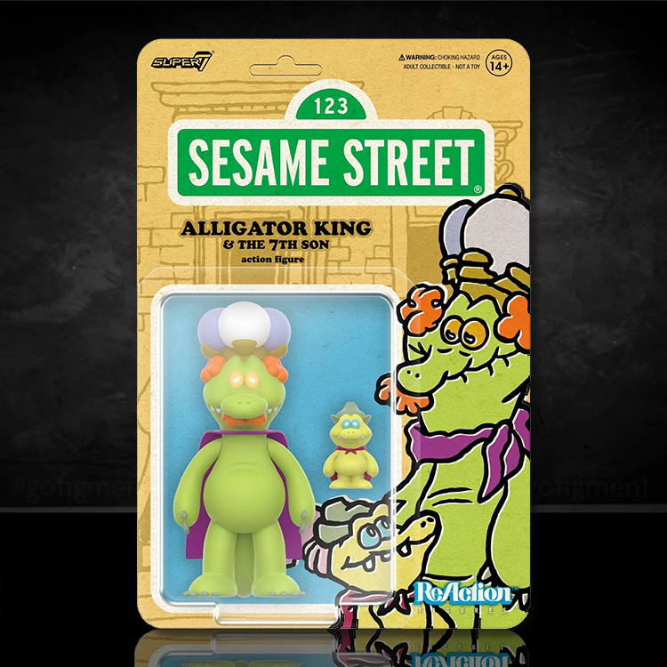 Alligator King 1:18 Scale Sesame Street 3.75