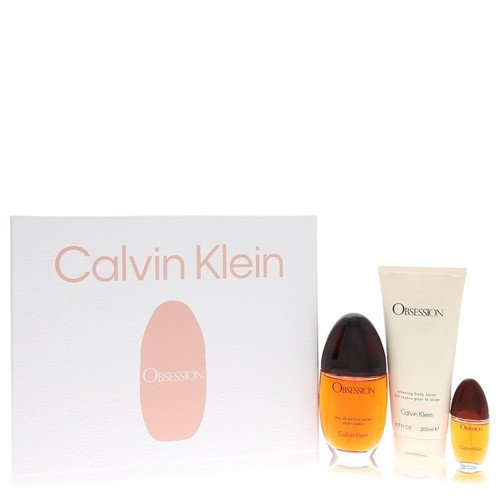Женский подарочный набор Obsession by Calvin Klein - 3,4 унции парфюмированной воды + 6,7