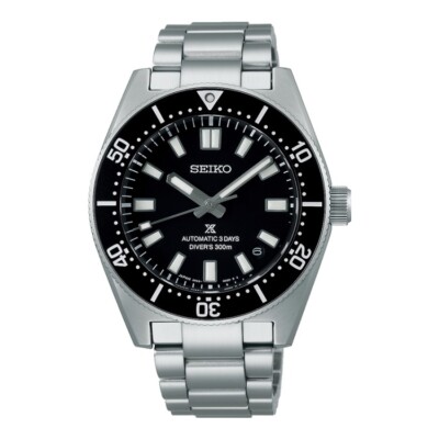 Pre-owned Seiko Prospex Sbdc197 Black Automatic Diver's Men's Watch In Box