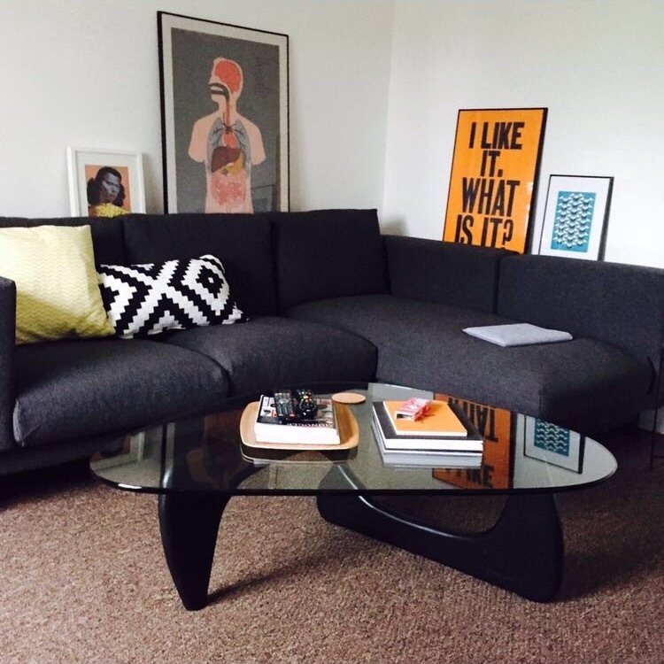 Ikea Nockeby 3 Seat Corner LShape Sofa with Chaise Longue Right in