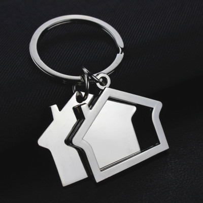 New Creative Cabin Small House Key Ring Keyring Keychain Pendant Gift