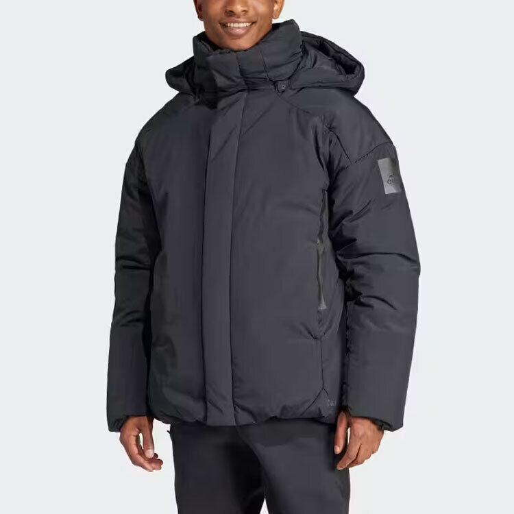 Pre-owned Adidas Originals Myshelter Cold.rdy Hooded Down Jacket - Ik3118 In Black