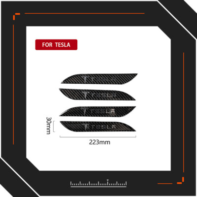 Suitable for Tesla model S carbon fiber door handle trim handle cover