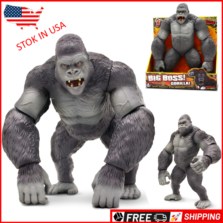 NEW Primal Clash! Big Boss Gorilla! - Giant Poseable Mega NEW Primal Clash! Big Boss Gorilla! - Giant Poseable Mega