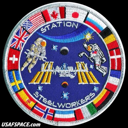 ISS STATION STEELWORKERS -Tim Gagnon- ORIGINAL AB Emblem NASA EVA SPACE PATCH