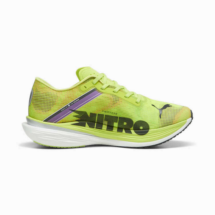 Pre-owned Puma Deviate Nitro Elite 2 Ekiden 380097 01 Men's Running Shoes In Green