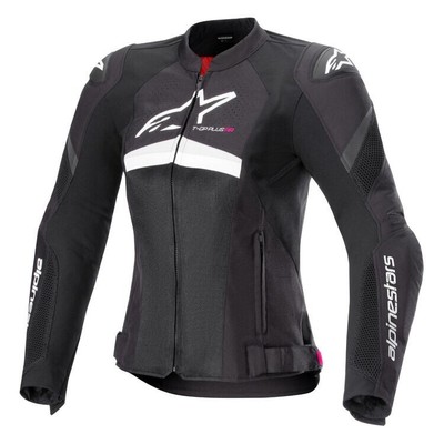 Alpinestars Stella T-GP Plus R V4 Airflow Motorcycle Jacket Black/White