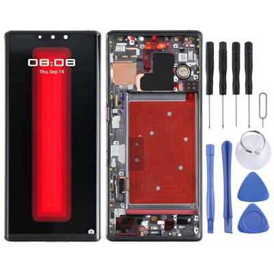 For Huawei Mate 30 RS Porsche Design LCD Display Screen Digitizer Assembly Frame