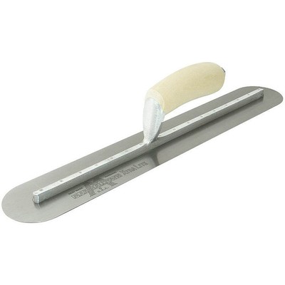 Marshalltown MXS20FR Concrete Finishing Trowels, Fully Rounded, 20 x 4 Blade;