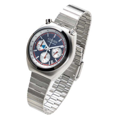 Pre-owned Citizen Tsuno Chrono An3676-65l Begin 70's Remix Bespoke Limited Watch Japan