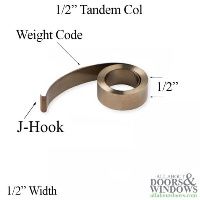Ashland Pivot True 1/2'' Coil Balances, Hook Springs,  FL # 8 pound