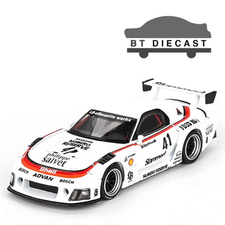 y*.様 Mazda RX-7 1/18スケール ホワイト PolarMaster 1/18 Mazda RX-7 (WHITE) - YouTube